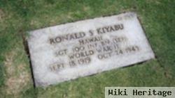 Sgt Ronald S Kiyabu