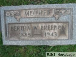 Bertha W Wagner Breedon