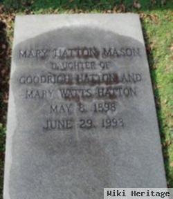 Mary Watts Hatton Mason