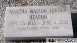 Martha Marion Jordan Hearon