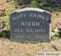 Mary Haines Nixon