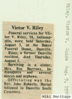 Victor V Riley