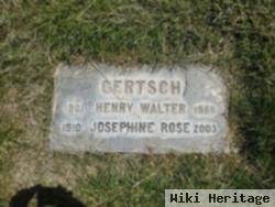 Henry Walter Gertsch