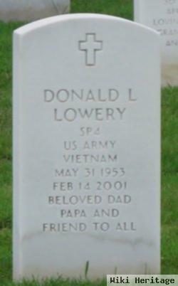 Donald L Lowery