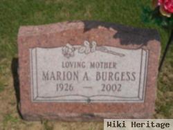 Marion A. Burgess