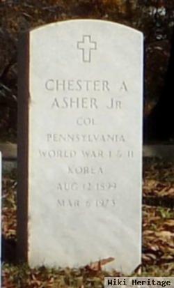 Chester A Asher, Jr.