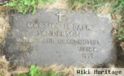 Martha E Sanderson