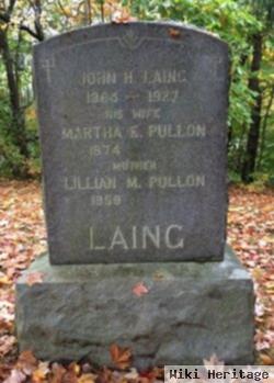 Martha Marion "mattie" Pullon Laing