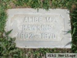 Alice M Hawkins