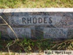 John H Rhodes