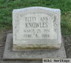 Betty Ann Knowles