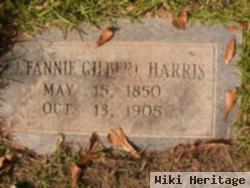 Frances Isadora "fannie" Gilbert Harris