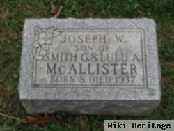 Joseph W Mcallister