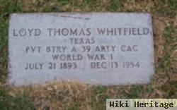 Loyd Thomas Whitfield