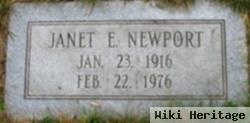 Janet E Newport