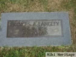 Frances A Langley