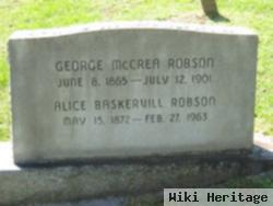 George Mccrea Robson, Sr