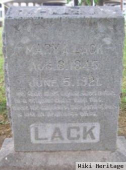 Mary A Lack