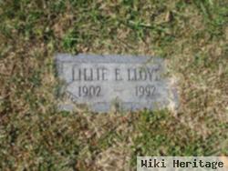 Lillie E Lloyd