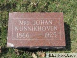 Johanna Van Lissel Nunnikhoven