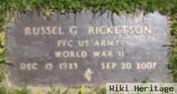 Pfc Russell G. Ricketson