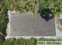 Burdette W. Johnson