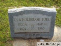 Ola Holbrook Todd