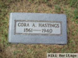 Cora A Hendricks Hastings