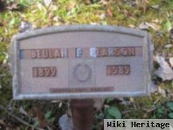 Beulah F. Pearson