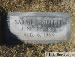 Sarah E. Niblett