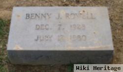 Benny J. Rowell