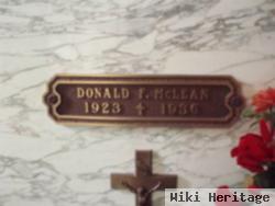 Donald F Mclean