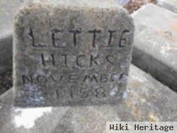 Lettie Hicks