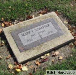 Mary I. Evans Schaefer