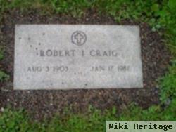 Robert I Craig