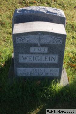 John F Weiglein