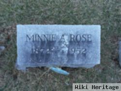 Minnie A Bennett Rose