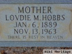 Lovdie M Hobbs