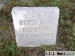 Bertha D Barrett