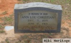 Ann Lou Parrish Christian