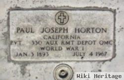 Paul Joseph Horton