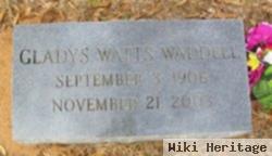 Gladys Antionette Watts Waddell