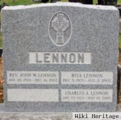 Rev John W. Lennon