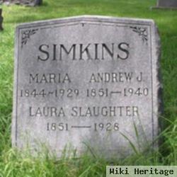 Maria Slaughter Simkins