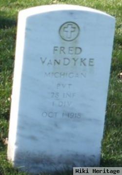 Pvt Fred Van Dyke