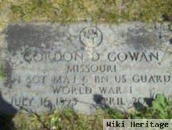 Gordon Donald Gowan