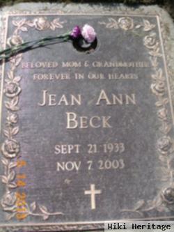 Jean Ann Worthington Beck