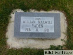 William Maxwell Yaden