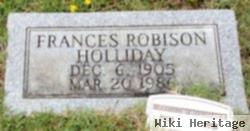 Frances Robison Holliday