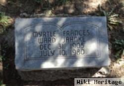 Myrtle Frances Ward Jahnke